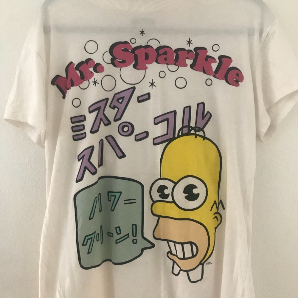 Homer Simpson mr sparkle t shirt from cotton on